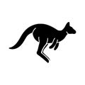 kangaroo. Vector illustration decorative design Royalty Free Stock Photo