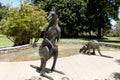 Kangaroos Statue - Perth - Australia Royalty Free Stock Photo