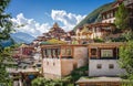 Kangding Ancient City Sichuan province China - The view of Namo monastery Royalty Free Stock Photo