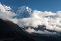 Kangtega and Thamserku from route to Gokyo