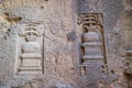 Kanheri Caves, dating from the 1st century BC to the 10th century CE, are a group of caves and rock-cut monuments cut into a