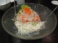 Kani salad place in bowl Japanese cuisine