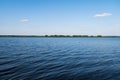 Kaniv reservoir, Dnipro river, landscape Royalty Free Stock Photo
