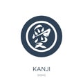 kanji icon in trendy design style. kanji icon isolated on white background. kanji vector icon simple and modern flat symbol for Royalty Free Stock Photo