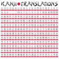 Kanji Translations Royalty Free Stock Photo