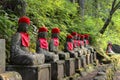 Kanmangafuchi stone Buddha statues in Nikko area, Japan Royalty Free Stock Photo