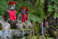 Kanmangafuchi stone Buddha statues in Nikko area, Japan Royalty Free Stock Photo