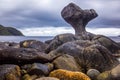 Kannesteinen rock in Western Norway Royalty Free Stock Photo