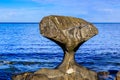 Kannesteinen is a special shaped stone. Royalty Free Stock Photo