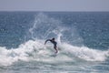 Kanoa Igarashi competing at the US Open of Surfing 2018