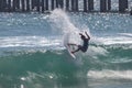 Kanoa Igarashi competing at the US Open of Surfing 2018