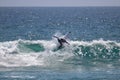 Kanoa Igarashi competing at the US Open of Surfing 2018