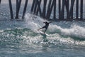 Kanoa Igarashi competing at the US Open of Surfing 2018