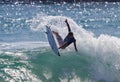 Kanoa Igarashi surfing in the Vans US Open of Surfing 2018