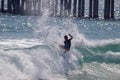 Kanoa Igarashi surfing in the Vans US Open of Surfing 2018