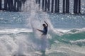 Kanoa Igarashi surfing in the Vans US Open of Surfing 2018