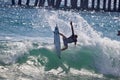 Kanoa Igarashi surfing in the Vans US Open of Surfing 2018