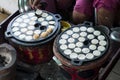 Kanom krok,Thai Coconut pudding Royalty Free Stock Photo