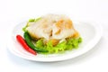 Kanom sago; Thai dessert Royalty Free Stock Photo