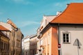 Kanonicza old town street medieval buildings in Krakow, Poland Royalty Free Stock Photo