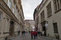 Kanonicza street in Krakow, Poland. Royalty Free Stock Photo