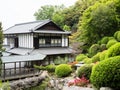 Traditional Japanese house on the shared grounds of Kannonji and Jinnein,