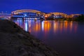 Kansas City Broadway Bridge Royalty Free Stock Photo