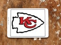Kansas City Chiefs american football team logo Royalty Free Stock Photo