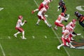 Kansas City Chiefs Quarterback Patrick Mahomes Dropping Back For a Play