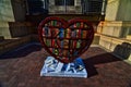 Kansas city library heart with books in downtown