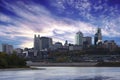 Kansas City Missouri city scape Royalty Free Stock Photo