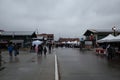 Kansas City River Market on Dark Winter Day Royalty Free Stock Photo