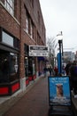 KC Streetcar Stop at City River Market Royalty Free Stock Photo