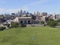 Liberty Memorial and Union Station in KCMO Royalty Free Stock Photo