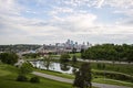 Kansas city Missouri skyline,Union Station,buildings, Royalty Free Stock Photo