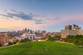 Kansas City, Missouri, USA Downtown Skyline Royalty Free Stock Photo