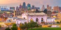 Kansas City, Missouri, USA Downtown Skyline Royalty Free Stock Photo