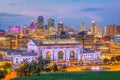 Kansas City, Missouri, USA Skyline Royalty Free Stock Photo