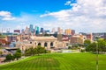 Kansas City, Missouri, USA Skyline with Union Station Royalty Free Stock Photo