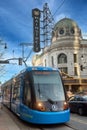 Scene at downtown Main Street in Kansas City, Missouri Royalty Free Stock Photo