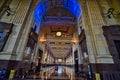 Kansas city MO union station interior section and clock with ornate detail