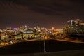 Kansas City at night Royalty Free Stock Photo