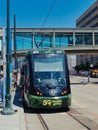 Kansas City Streetcar at Union Station Royalty Free Stock Photo