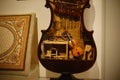 Musical instruments at Museum of miniatures in Kansas, USA