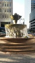 Kansas City Water Fountain Royalty Free Stock Photo