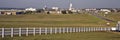 Kansas--Dodge City Skyline Pan Royalty Free Stock Photo