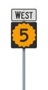 Kansas State Highway road sign