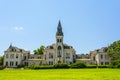 Kansas State University Administration Building on a Sunny Day Royalty Free Stock Photo