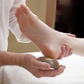 Kansu acupressure foot massage Royalty Free Stock Photo