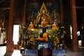 Kanta Prueksa Temple or Wat MaeKampong for Thai people and foreign travelers travel visit respect praying budhha at Baan Mae